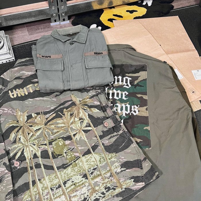希望商店】WTAPS JUNGLE LS SHIRTS 15AW 經典四袋厚磅軍衫外套| Yahoo拍賣
