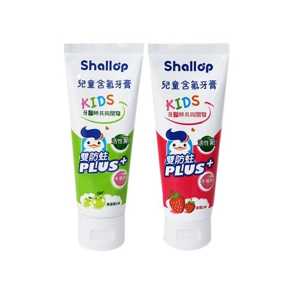 刷樂 兒童含氟牙膏(90g) 青蘋果／草莓 款式可選【小三美日】D470013