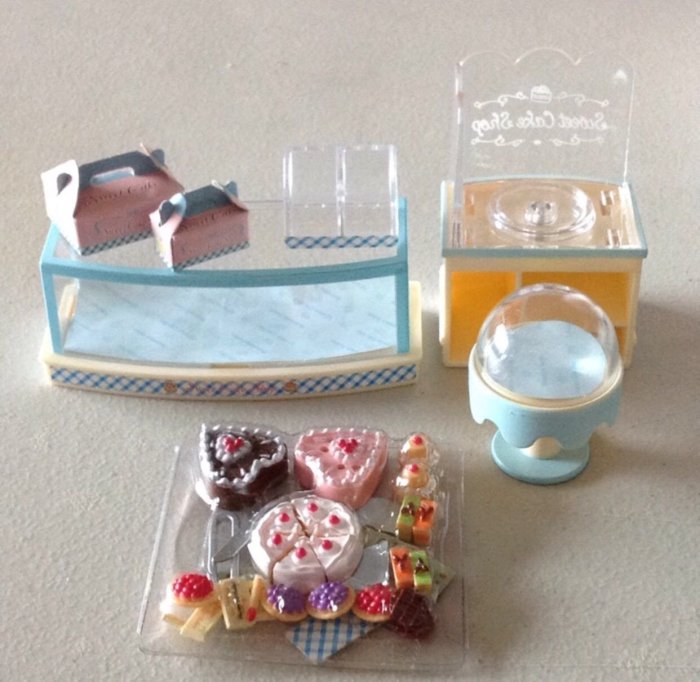 森林家族早期絕版二手蛋糕店（有盒）