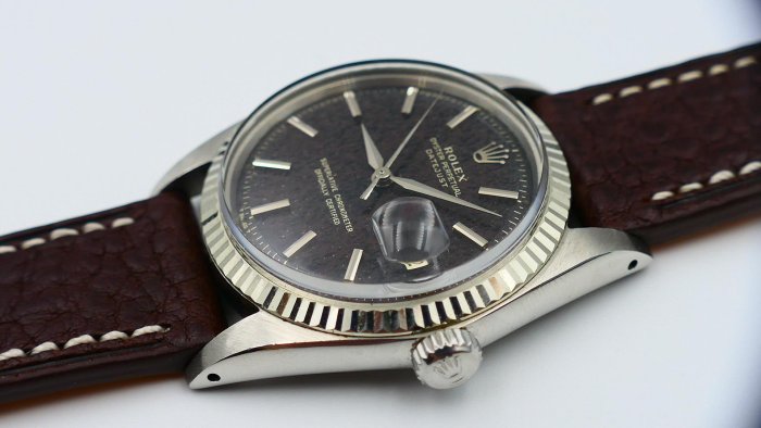 【美好時光】罕見咖啡Tropical Gilt版本！！1966年份ROLEX勞力士經典款1601收藏逸品