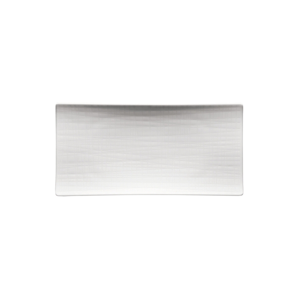 德國 Rosenthal Mesh長方盤26X13cm-白