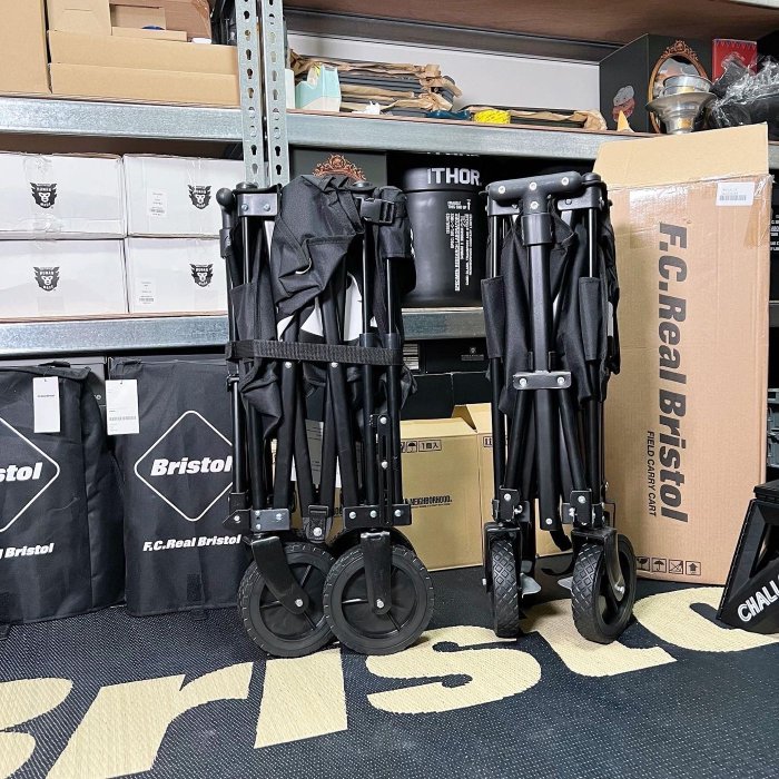 希望商店】F.C.R.B. FCRB FIELD CARRY CART 21AW 新款折疊拖車