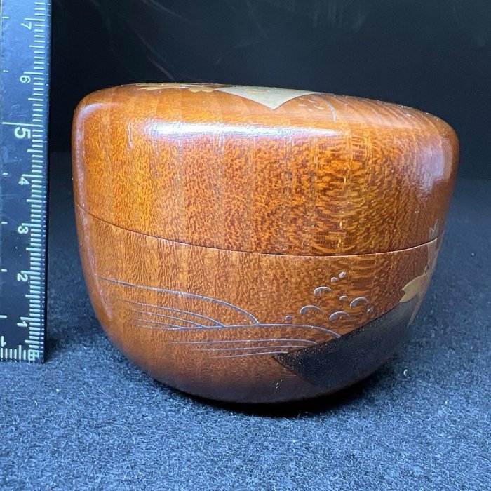 蒔繪棗花筏蒔繪青水作共盒7.8公分| Yahoo拍賣