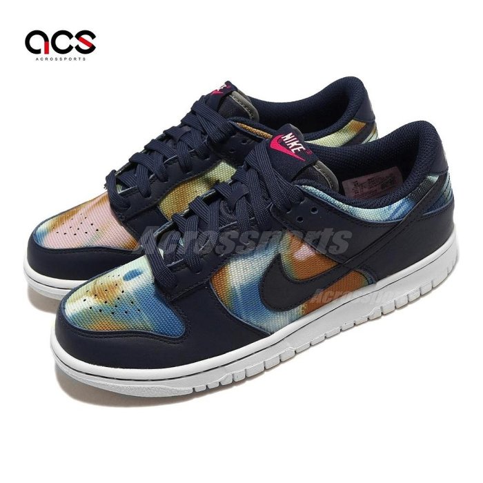 【都有潮鞋屋】Nike 休閒鞋 Dunk Low SE GS GRAFFITI 深藍 彩色 塗鴉風 女鞋 大童 DM10