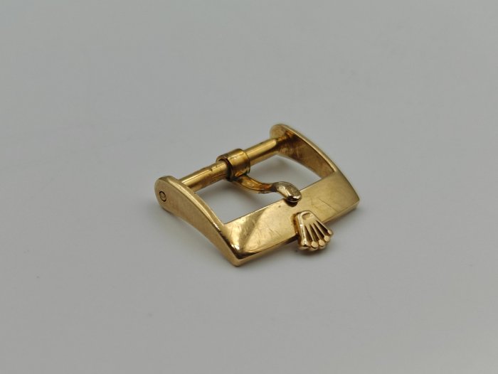 【美好時光】特價出!ROLEX 勞力士原廠16mm 18K金錶扣!搭皮帶必備好物( 1803 18038 18238 )