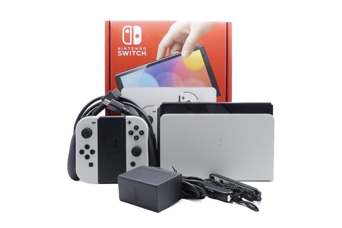 【台中青蘋果】Nintendo Switch OLED 白色 二手 任天堂 電玩主機 #97524