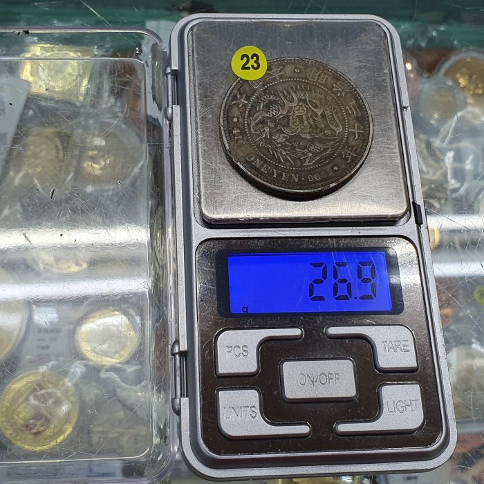 明治30年 一圓銀貨 楽天市場】【銀貨】 新1円銀貨 明治30年 (1897年) 完全未使用