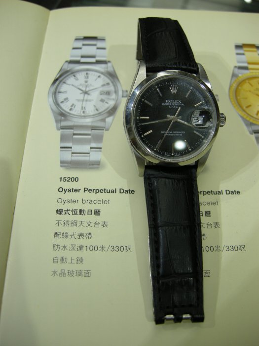 ROLEX 勞力士15200全原版罕見稀有黑面 *原廠代用3135機芯*品相超極美 *