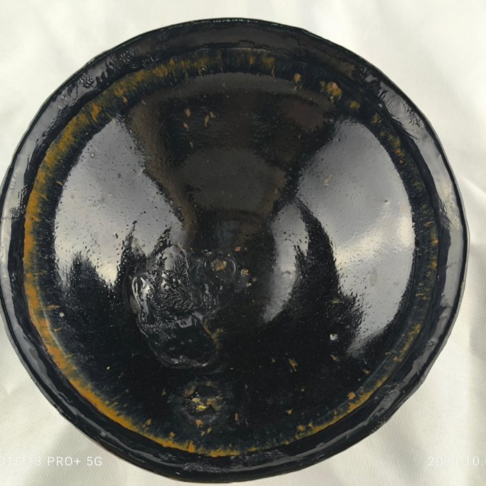 石趣齋文物@@宋代東張窯(福清窯)黑釉束口盞(包老到代) | Yahoo拍賣