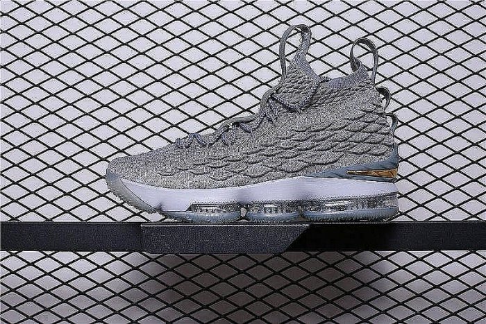 【Runner潮鞋鋪】NIKE LEBRON XV LBJ15 詹姆斯 灰金 編織 籃球鞋 男鞋897649-005