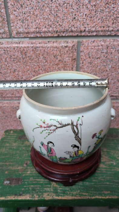 民國桃花美女粉彩瓷罐名家手繪民俗古玩收藏精品陶瓷舊物瓷器珍藏民國