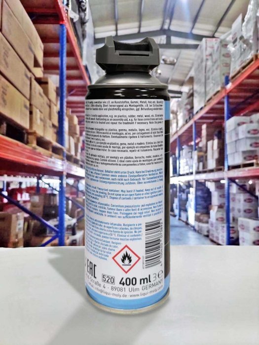 Liqui Moly 7389 Spray Siliconico 400 Ml – Lubrificante Per Plastica, Gomma, Metallo E Legno