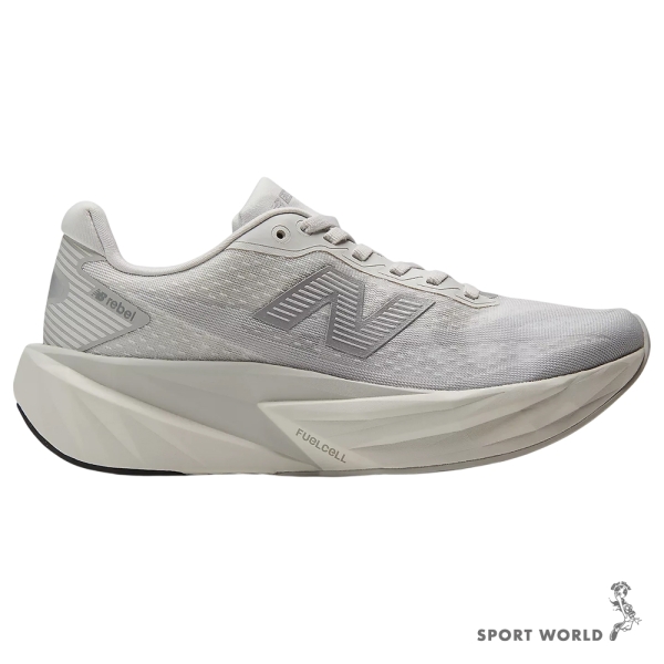 New Balance 慢跑鞋 女鞋 寬楦 FuelCell Rebel v5 灰【運動世界】WFCX6SN-D