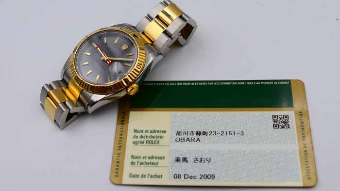 【美好時光】有保單美品！ROLEX 勞力士116263半金灰色面爬山虎 （ 116261 16263參考）