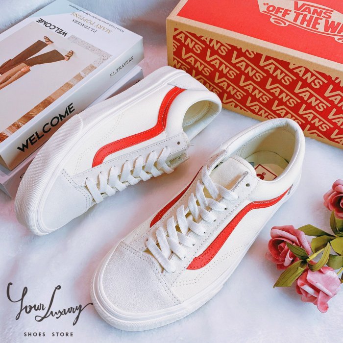 【Luxury】Vans vault OG style36 marshmallow red 17SS 紅線 GD 權志龍