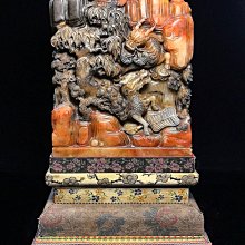 壽山石極品五彩田黃印章擺件大清著名雕刻家【趙之琛】之藏品取材上乘