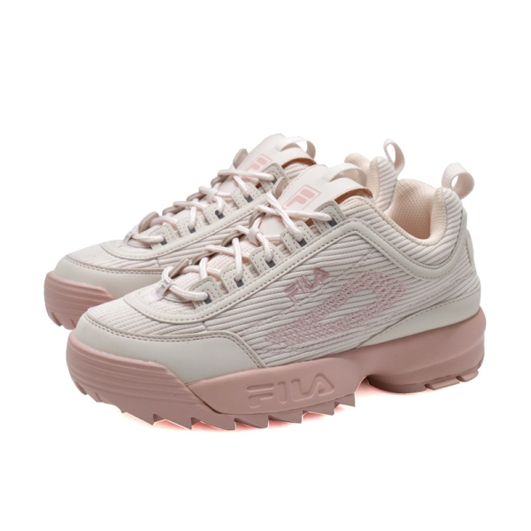 FILA DISRUPTOR KNIT v2 復古運動鞋 老爹鞋 女款 粉紅 4-C638Y-650 no388 | 慢跑鞋 | Yahoo購物中心