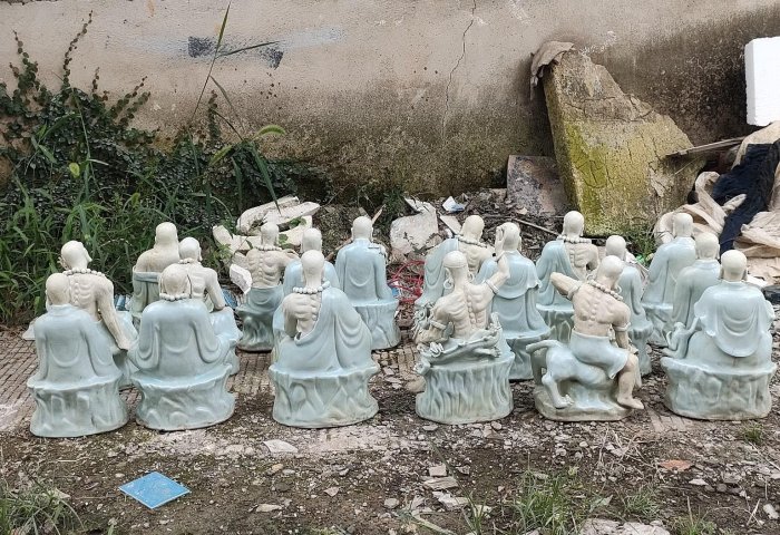 嚴選十八羅漢雕像，推薦收藏古風藝術品青銅製造十八羅漢十八羅漢古董