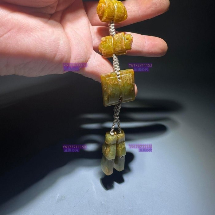 美術品 唐物 清 玉彫 和田玉 筆洗い 密度高 沁色自然 油性十足 彫工