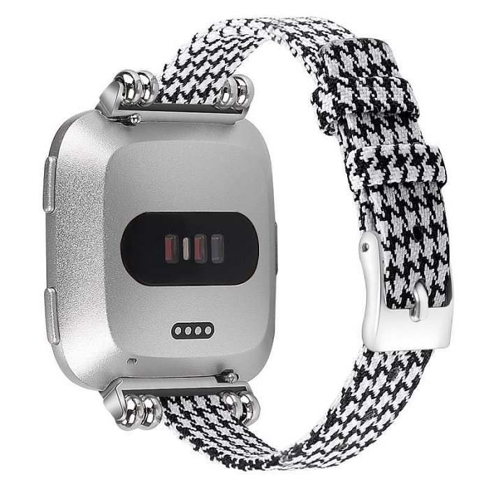 手錶帶 fitbit versa/versa 2表帶 Versa Lite尼龍帆布表帶首飾款