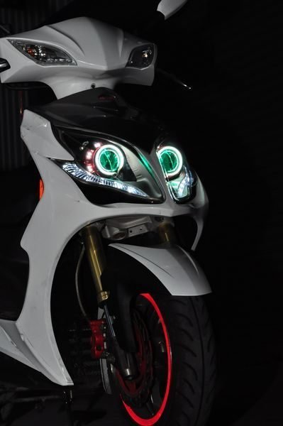 GAMMAS-HID台中廠-KYMCO光陽-RACING KING 雷霆王180 魚眼GMS5代 LED光圈