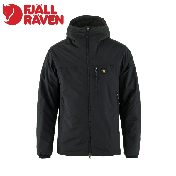 【Fjallraven 小狐狸 男 Bergtagen 60 Insulation夾克《黑/深森綠》】F12500165
