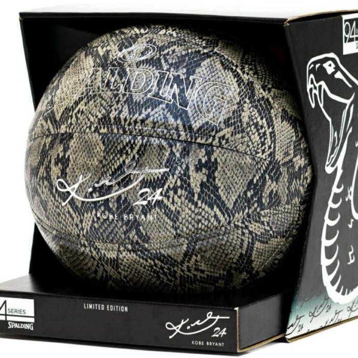 Ballon De Basketball Spalding Série Kobe Bryant 24K 'Peau De Serpent' - Édition Limitée Mamba - Neuf