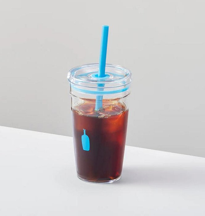 Blue Bottle 藍瓶咖啡 透明吸管杯 現貨在台 2024 新品