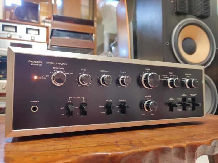 ampサンスイ　AU-7500 SANSUI AU-7500 Integrated Amplifier Transistor Used Japan | eBay