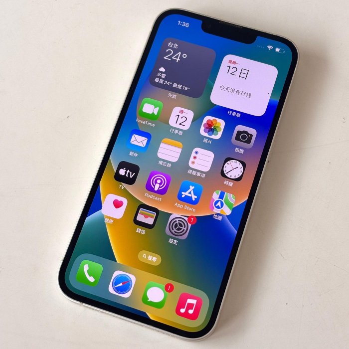 【艾爾巴二手】iphone 13 128G 6.1吋 A2633 白#二手手機 #嘉義店K2DV9