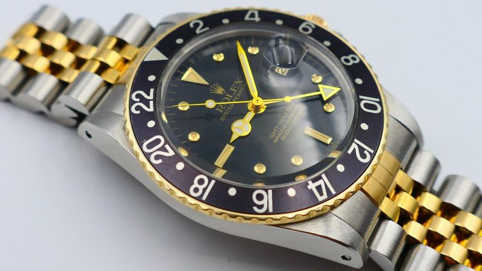【美好時光】極品鉚釘面五珠帶版本1979年份ROLEX勞力士16753 nipple dial ( 1675 16750 參考)