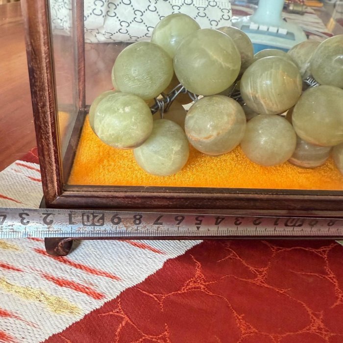 壽山石　置物　葡萄 bfcf7b4f-d587-4f15-b215-