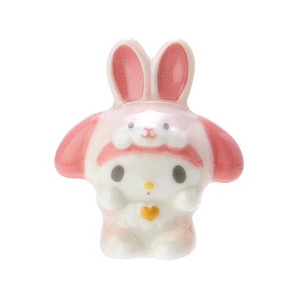 【震撼精品百貨】My Melody 美樂蒂~日本SANRIO三麗鷗 美樂蒂迷你陶瓷招財公仔 (兔年新春企劃)*71348