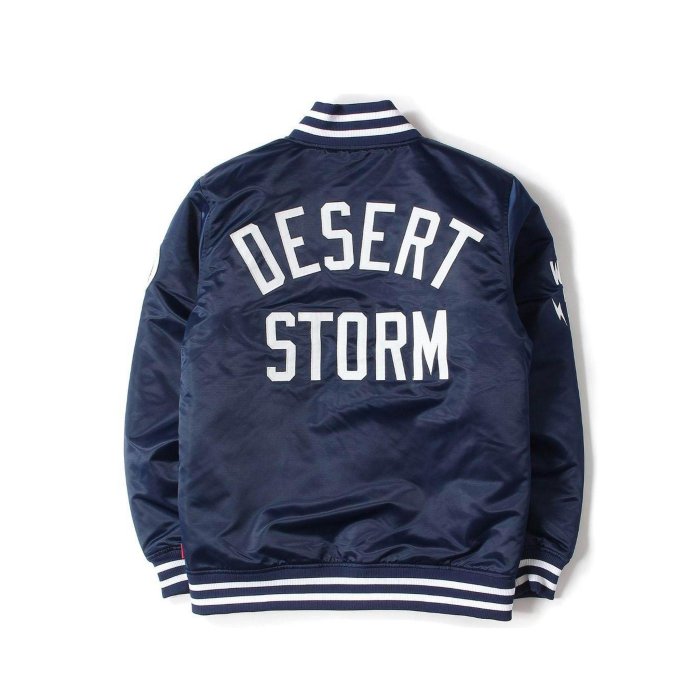 希望商店】WTAPS x MAJESTIC BENCH JACKET 14SS 經典虎頭刺繡棒球夾克