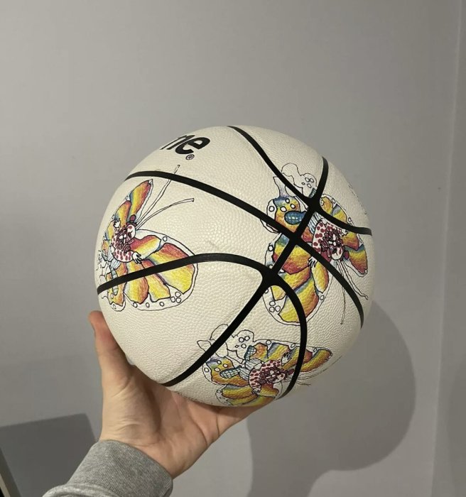 ボール supreme Gonz Butterfly Basketball Supreme Gonz Butterfly Spalding Basketball White SS16 BRAND NEW