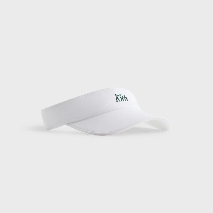 【曼森體育】Kith & Wilson 聯名款 網球 中空帽 白 56-58cm 超有質感 遮陽帽