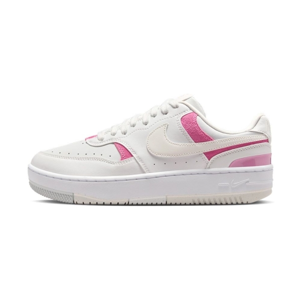 NIKE 休閒鞋 GAMMA FORCE 白粉 厚底 皮革 女 IO2086-104