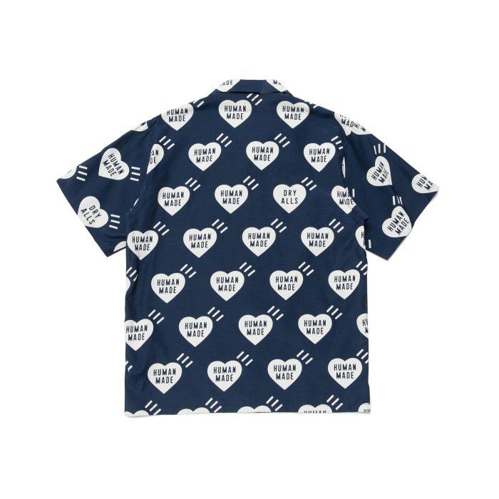 2023SS HUMAN MADE HEART ALOHA SHIRT 滿版愛心襯衫2色現貨