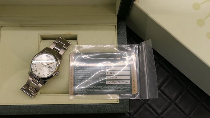 【美好時光】破盤零件價出清！ROLEX勞力士18K白金Daydate 118209盒單全美品（ 18238 18239 118238 118239參考）