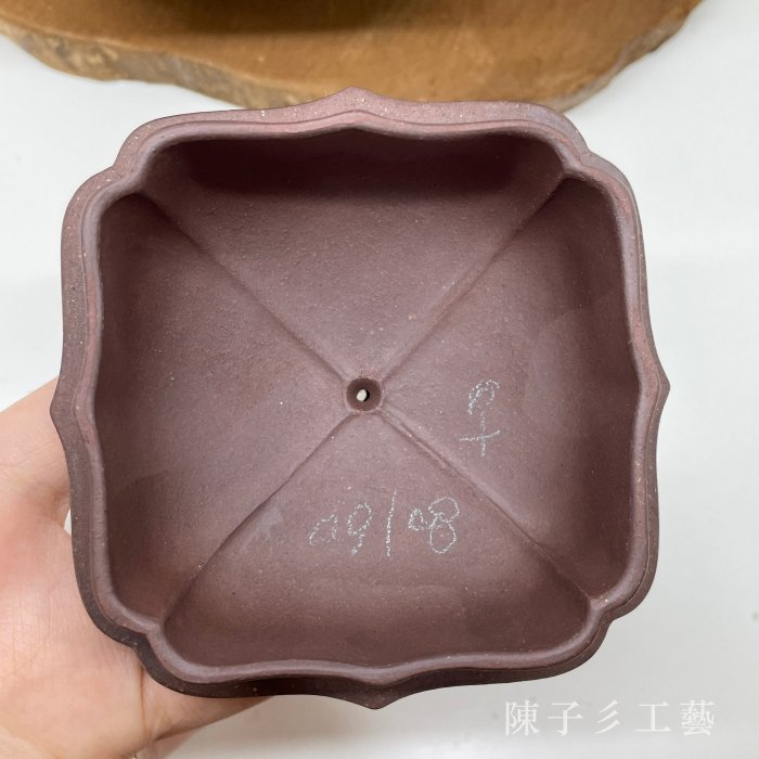 陳子彡】A89 [陳子畦明代老紫砂天啟單孔約1150cc] 中國宜興紫砂壺有