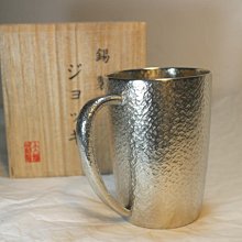 OSAKA SUZUKI~日本製造~jb1~大阪錫器~17-3-1~純錫杯~啤酒杯~300ml~超取