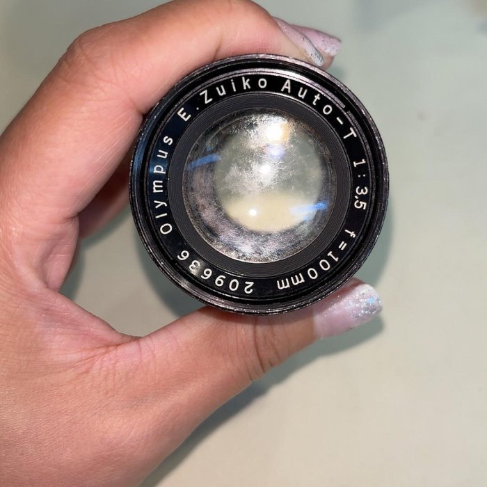 奧林巴斯OLYMPUS 100mm 奧林巴斯OM口 奧林巴斯pen f膠片機鏡頭 半格鏡頭奧林巴斯-1859