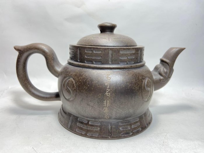 中國宜興紫砂壺～八卦香爐/古銅泥/趙巧英/大品| Yahoo拍賣