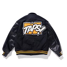 ジャケット・アウター wtaps VARSITY JACKET WOOL MELTON TOON Black Toon Wtaps Varsity Jacket - Jackets Masters