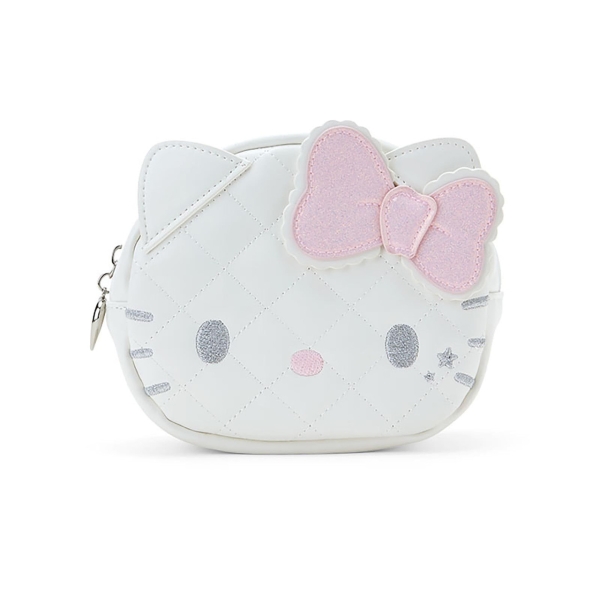 【震撼精品百貨】凱蒂貓 Hello Kitty~日本SANRIO三麗鷗 KITTY千禧風化妝包-白*93170