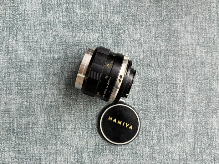 MAMIYA SEKOR F.C 58mm f1.7，成色以圖為準，有正常使用痕跡，鏡片幹凈