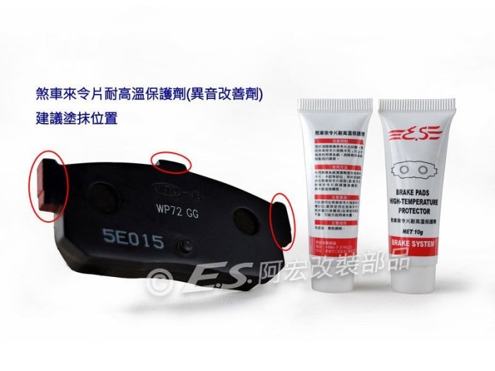 阿宏改裝部品WTC JB 9代ALTIS 01-07 後煞車來令片GG 等級送煞車