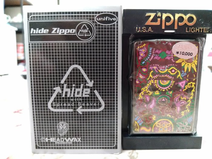 初版2002~2003年x japan hide zippo稀有絕版品難入手皆未使用品