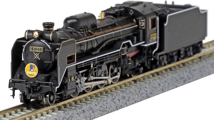 八田元氣小棧: 全新日版KATO 10-1499 D51 200＋35系SLやまぐち号6輛