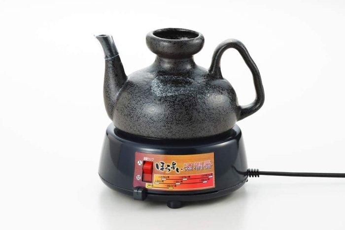 棕色丸山日本製溫酒器酒燗器2.5合日本美濃燒陶器陶瓷壺YDS-25C 450ml